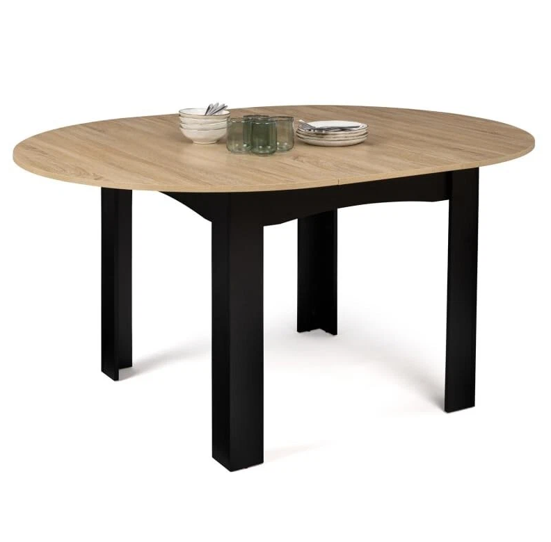 Round Extendable Dining Table